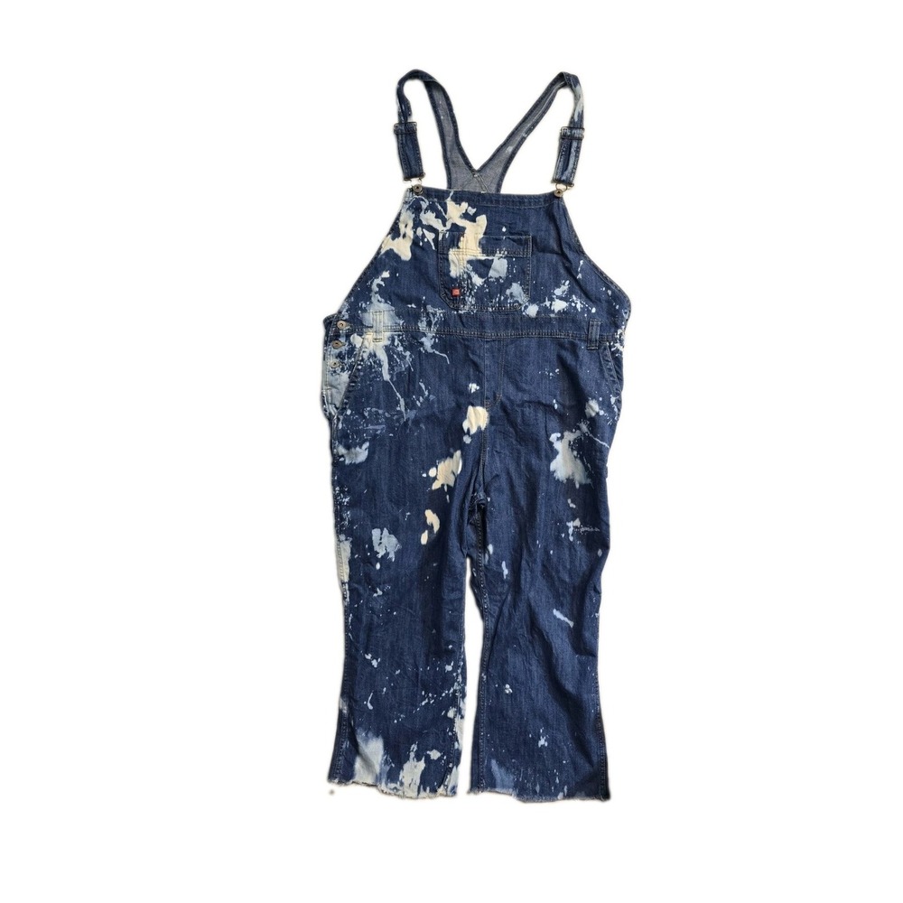 Dickies Women's Overalls Blue Tie Dye Plus 22 WR Cotton